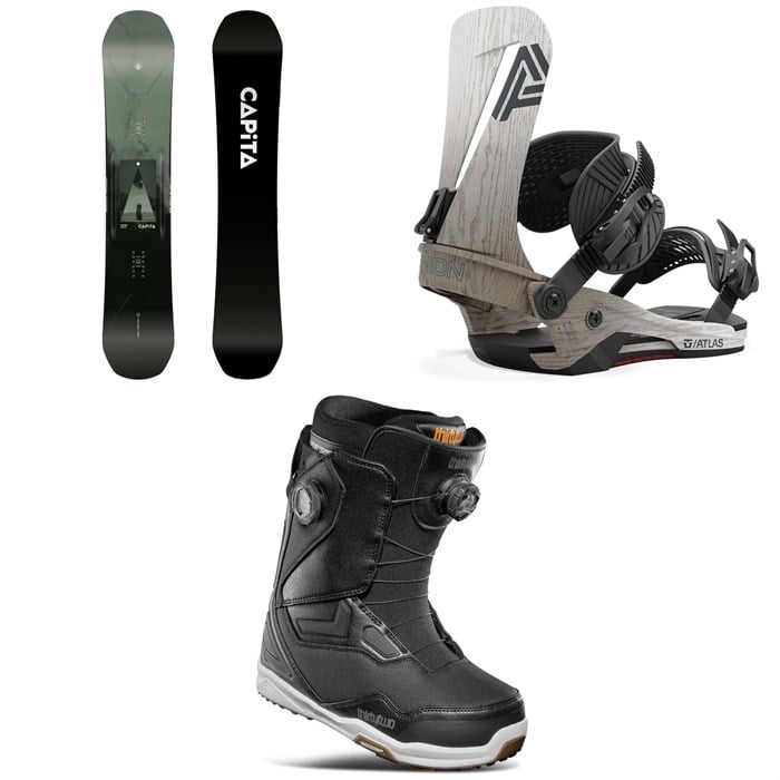 CAPiTA - Super DOA Snowboard + Union Atlas Snowboard Bindings + thirtytwo TM-2 Double Boa Snowboard Boots 2025