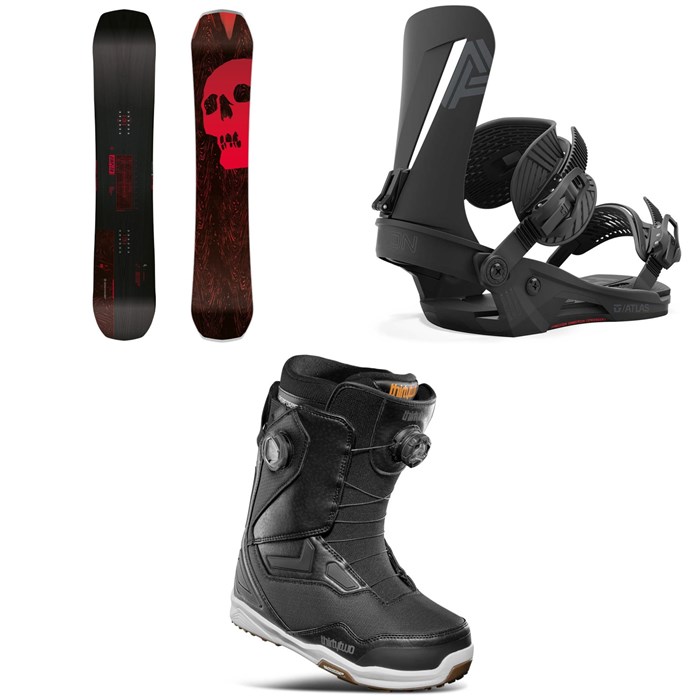 CAPiTA - The Black Snowboard Of Death Snowboard + Union Atlas Snowboard Bindings + thirtytwo TM-2 Double Boa Snowboard Boots 2025