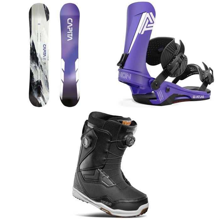 CAPiTA - Mercury Snowboard + Union Atlas Snowboard Bindings + thirtytwo TM-2 Double Boa Snowboard Boots 2025