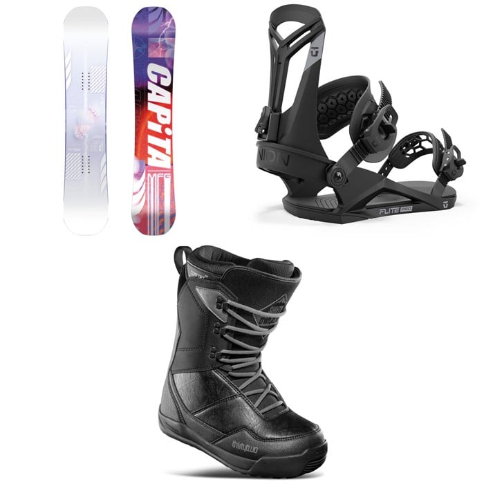 CAPiTA - Pathfinder Camber Snowboard + Union Flite Pro Snowboard Bindings + thirtytwo Shifty Snowboard Boots 2025