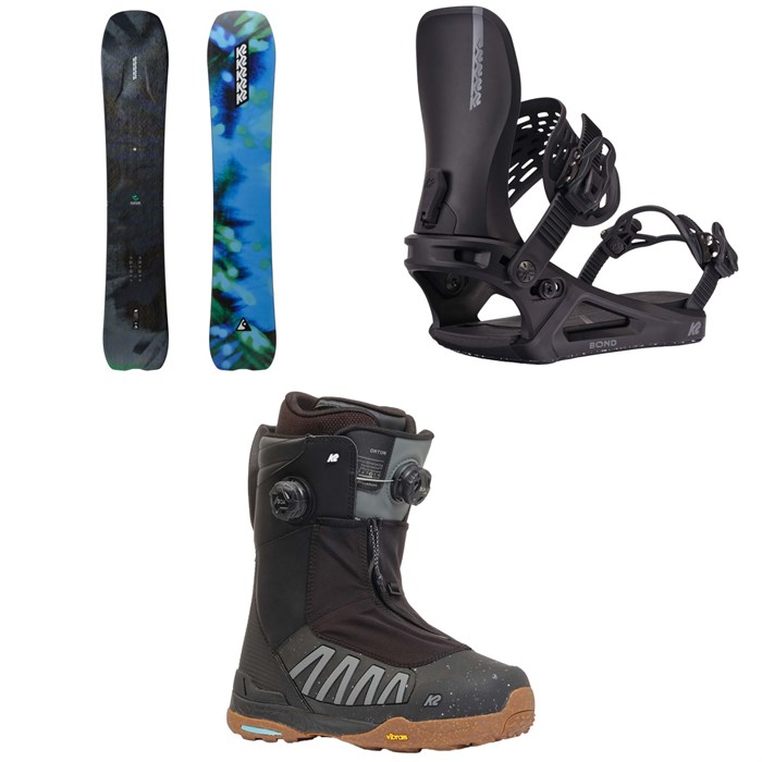 K2 - Alchemist Snowboard + Bond Snowboard Bindings + Orton Snowboard Boots 2025