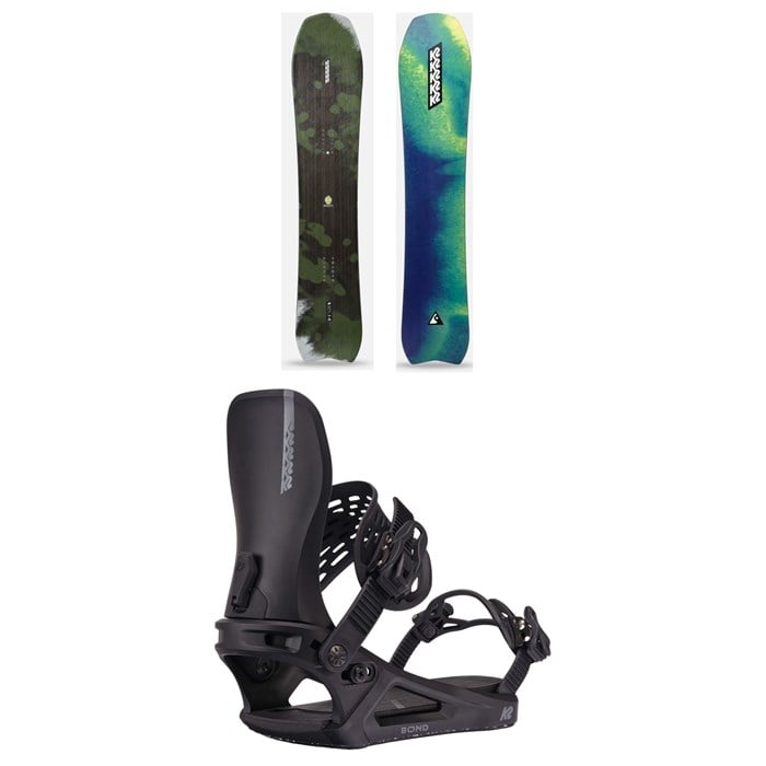 K2 - Excavator Snowboard + Bond Snowboard Bindings 2025