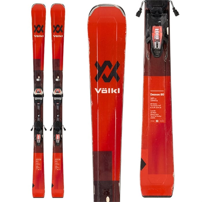 Völkl - Deacon 80 Skis + Lowride XL GW Bindings 2023 - Used