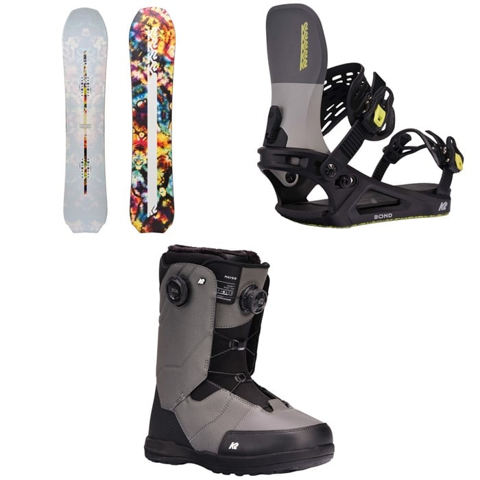 K2 - Almanac Snowboard + Bond Snowboard Bindings + Maysis Snowboard Boots 2025