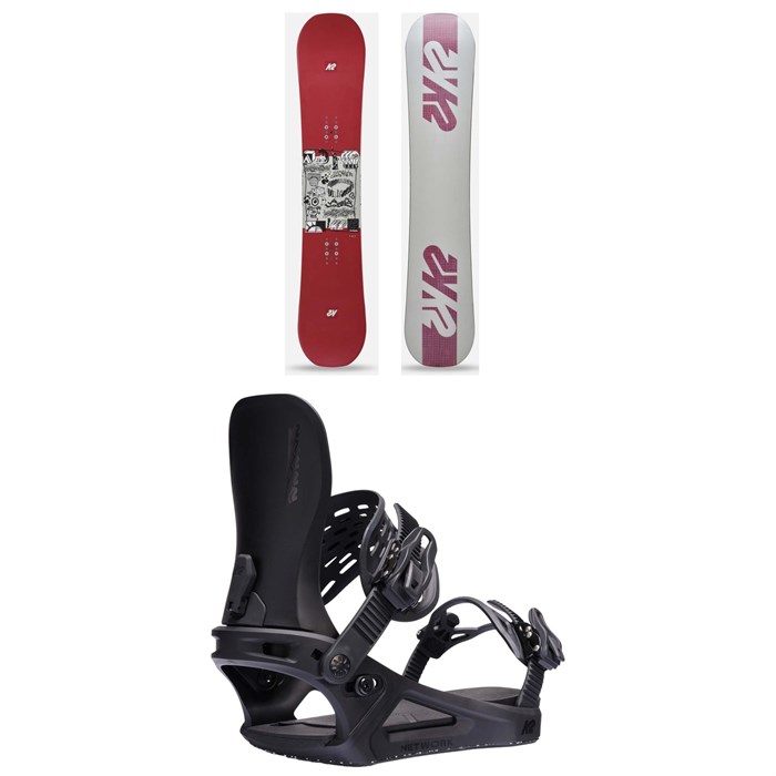 K2 - Spellcaster Snowboard + Network Snowboard Bindings - Women's 2025