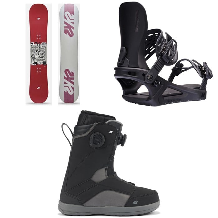 K2 - Spellcaster Snowboard + Network Snowboard Bindings + Kinsley Snowboard Boots - Women's 2025