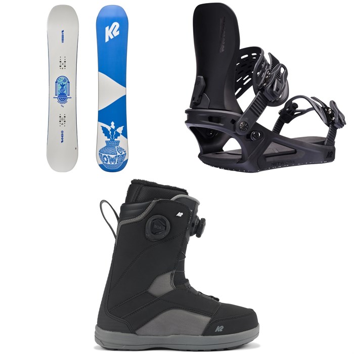 K2 - Extravision Snowboard + Network Snowboard Bindings + Kinsley Snowboard Boots - Women's 2025