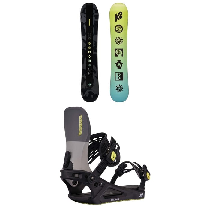 K2 - Embassy Snowboard + Bond Snowboard Bindings 2025