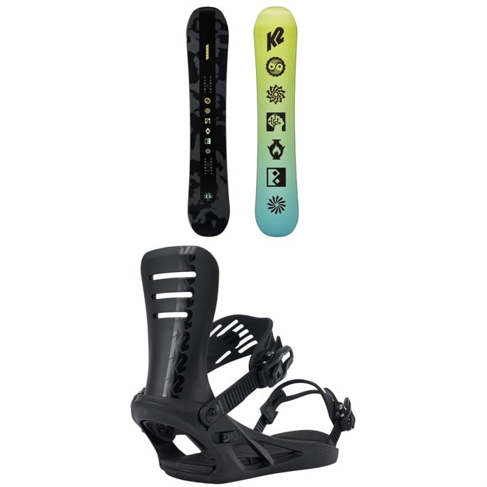 K2 - Embassy Snowboard + Formula Snowboard Bindings 2025