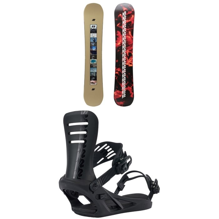 K2 - World Peace Snowboard + Formula Snowboard Bindings 2025