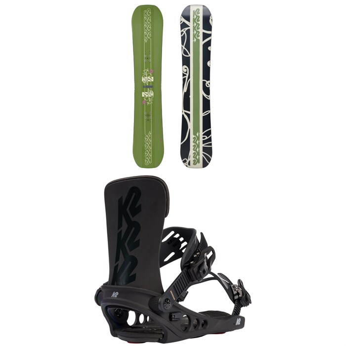 K2 - Lime Lite Snowboard + Meridian Snowboard Bindings - Women's 2025