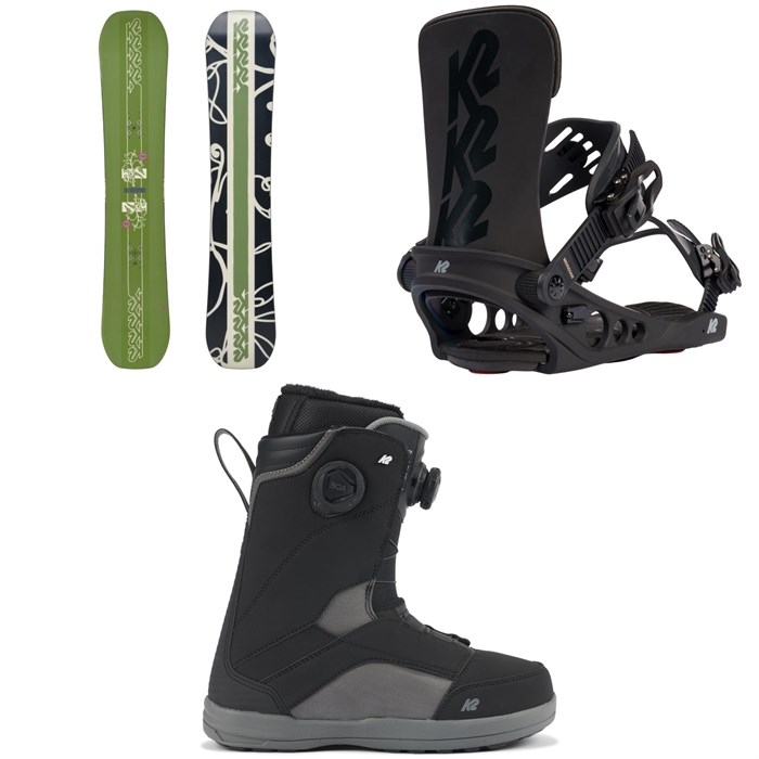 K2 - Lime Lite Snowboard + Meridian Snowboard Bindings + Kinsley Snowboard Boots - Women's 2025