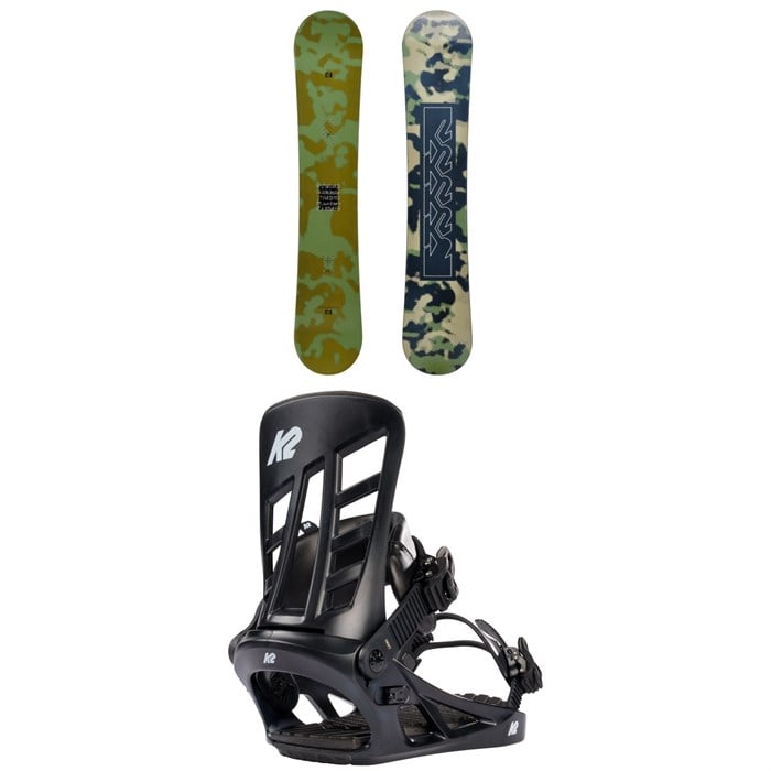 K2 - Standard Snowboard + Indy Snowboard Bindings 2025