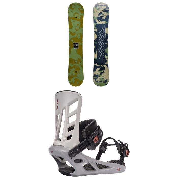 K2 - Standard Snowboard + Indy Snowboard Bindings 2025