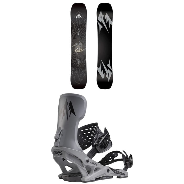 Jones - Mountain Twin Pro Snowboard + Meteorite Snowboard Bindings 2025