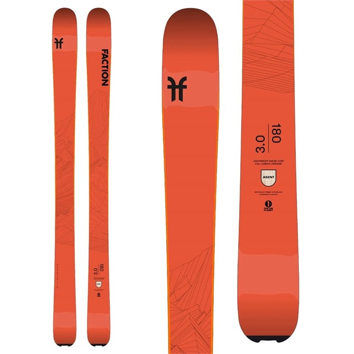 Faction - Agent 3.0 Skis + Warden 13 Demo Bindings 2021 - Used