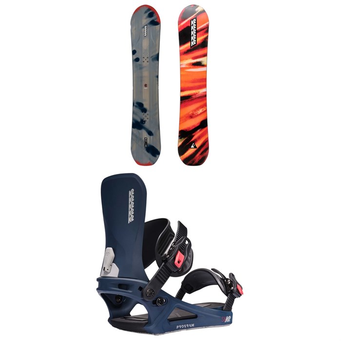 K2 - Antidote Snowboard + Program Snowboard Bindings 2025