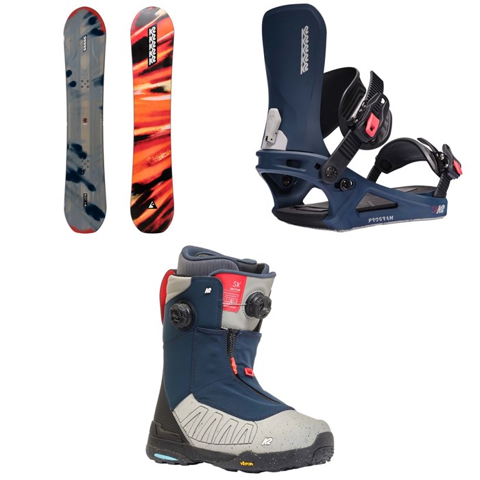 K2 - Antidote Snowboard + Program Snowboard Bindings + Orton Snowboard Boots 2025