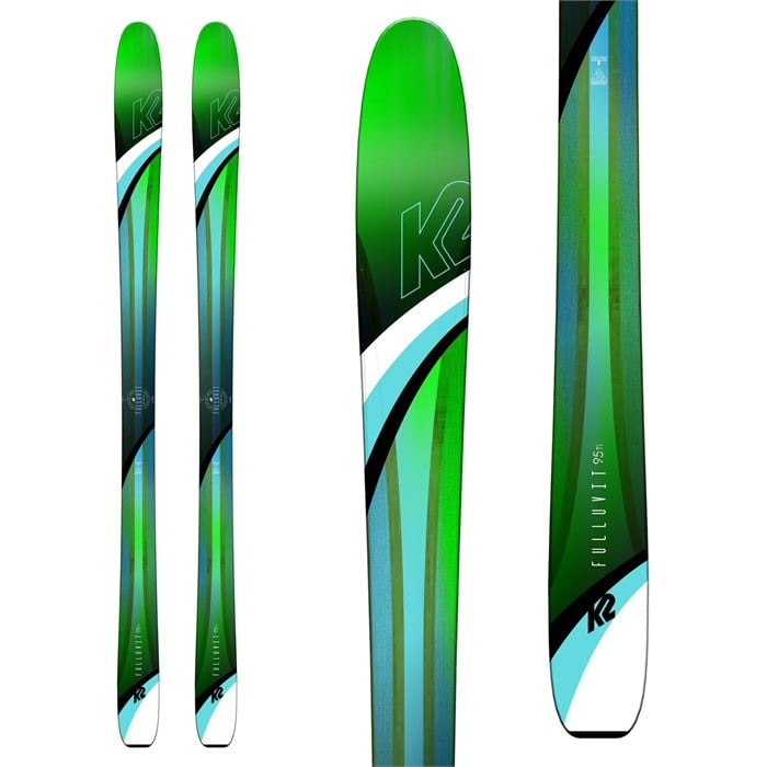 K2 - K2 Fulluvit 95 Skis + Marker Squire 11 Demo Bindings 2019 - Used