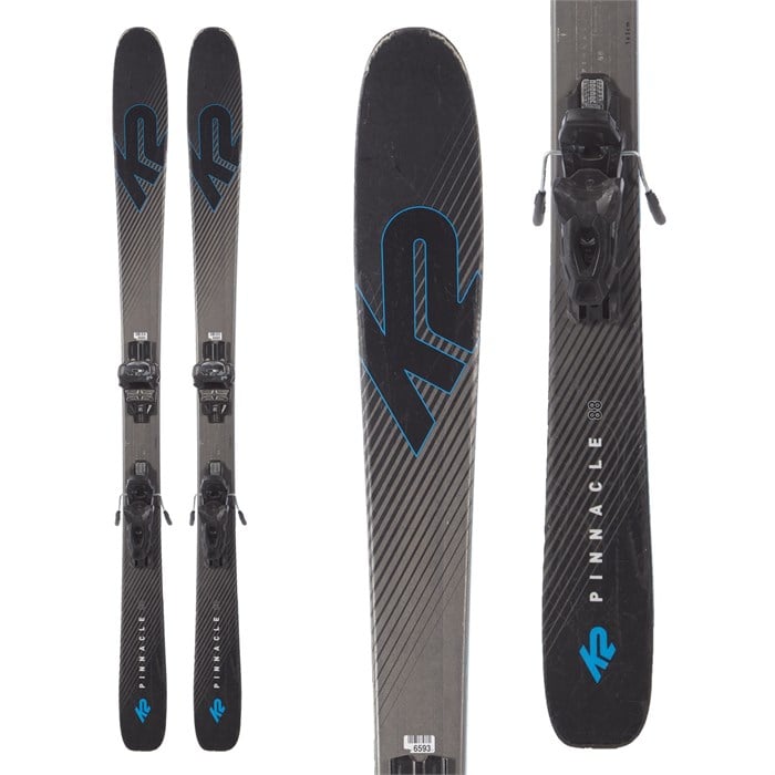 K2 - Pinnacle 88 Ti Skis + Marker Griffon 13 Demo Bindings 2019 - Used