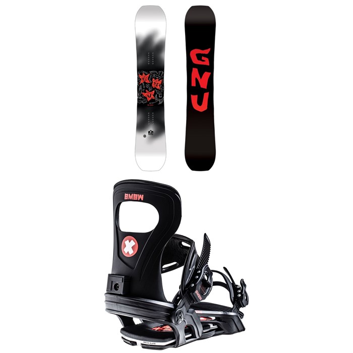 GNU - Money C2E Snowboard + Bent Metal Joint Snowboard Bindings 2025