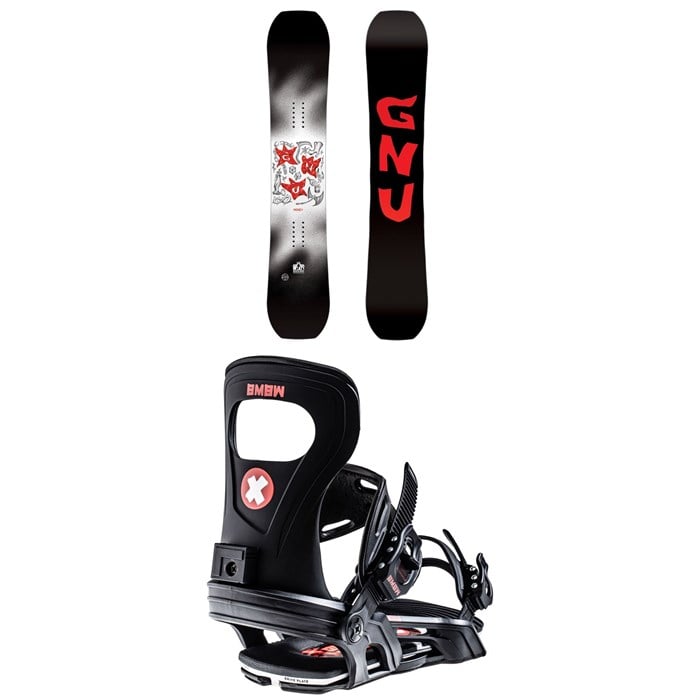 GNU - C-Money C3 Snowboard + Bent Metal Joint Snowboard Bindings 2025