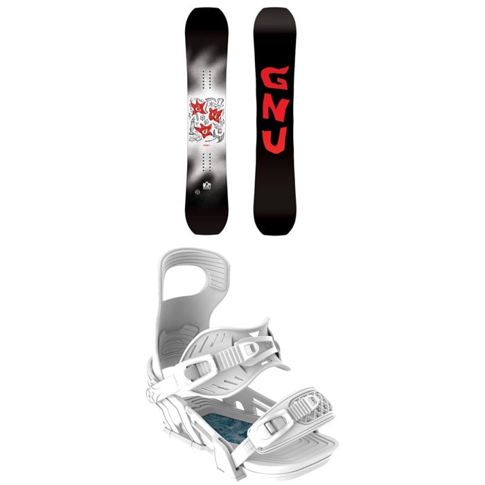 GNU - C-Money C3 Snowboard + Bent Metal Logic Snowboard Bindings 2025