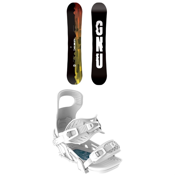 GNU - GWO BTX Snowboard + Bent Metal Logic Snowboard Bindings 2025