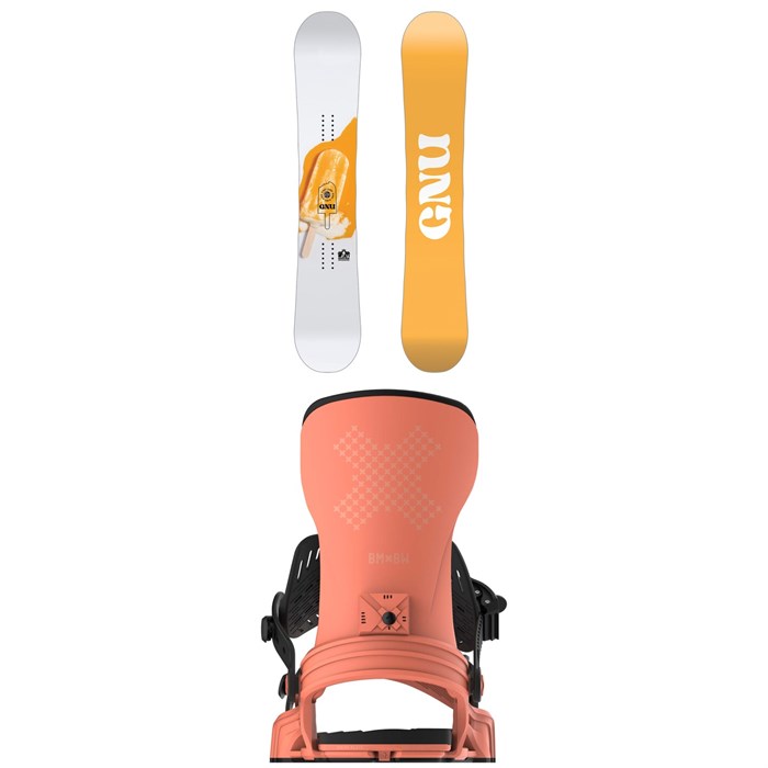 GNU - B-Nice BTX Snowboard + Bent Metal Stylist Snowboard Bindings - Women's 2025