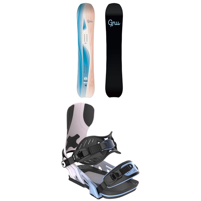 GNU - Barrett C3 Snowboard + Bent Metal Forte Snowboard Bindings - Women's 2025