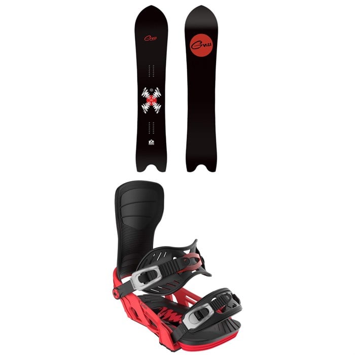 GNU - Something GNU C2 Snowboard + Bent Metal Axtion Snowboard Bindings 2025