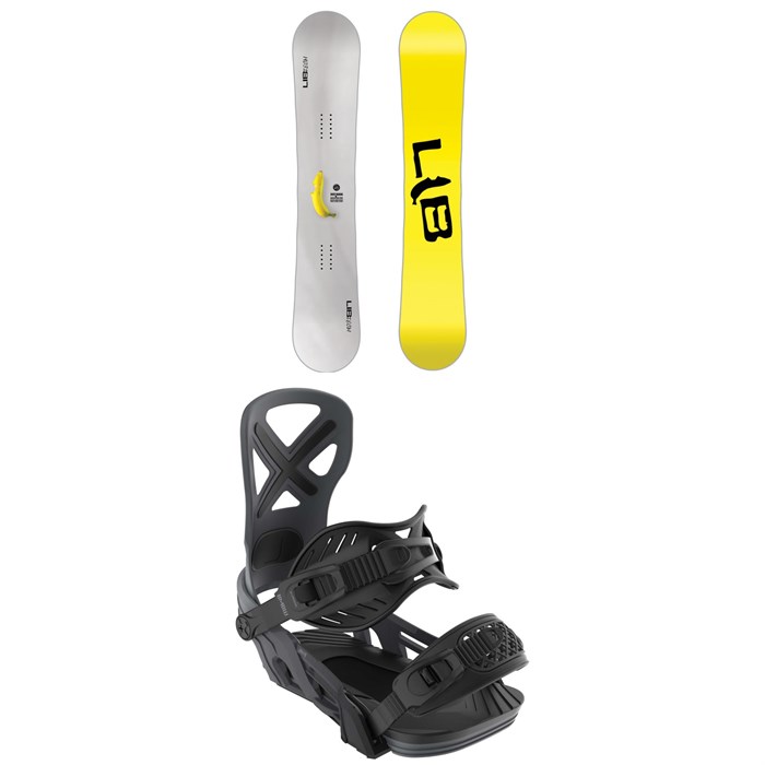 Lib Tech - Skate Banana BTX Snowboard + Bent Metal Anvil Snowboard Bindings 2025