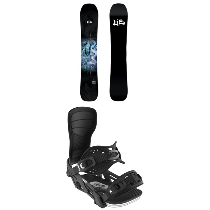 Lib Tech - Skunk Ape C2X Snowboard + Bent Metal Axtion Snowboard Bindings 2025