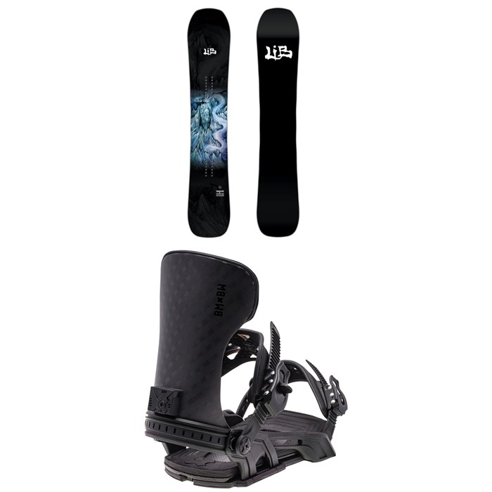 Lib Tech - Skunk Ape C2X Snowboard + Bent Metal Solution Snowboard Bindings 2025