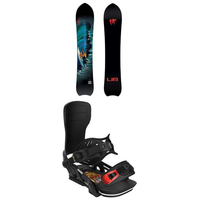 Lib Tech - MC Wayfinder II C2 Snowboard + Bent Metal Transfer Snowboard Bindings 2025