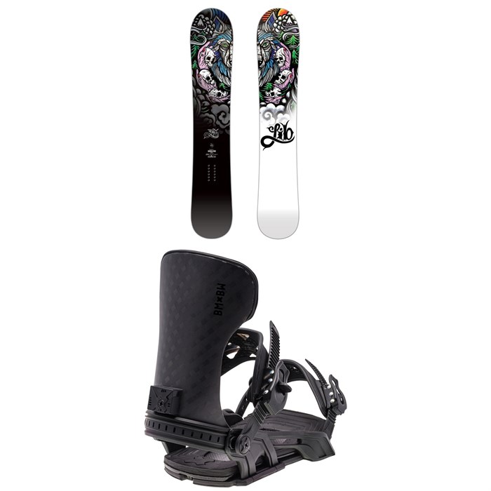 Lib Tech - Jamie Lynn C3 Snowboard + Bent Metal Solution Snowboard Bindings 2025