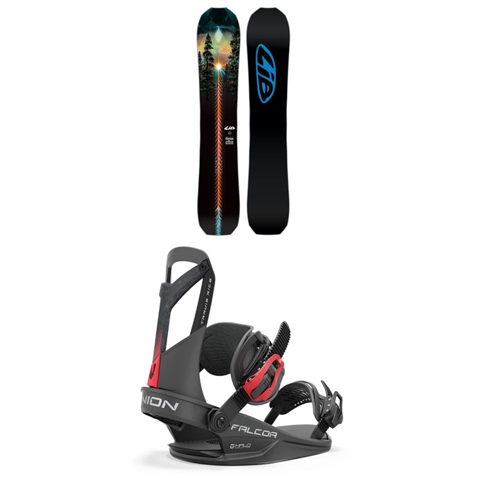 Lib Tech - T. Rice Golden Orca Snowboard + Union Falcor Snowboard Bindings 2025