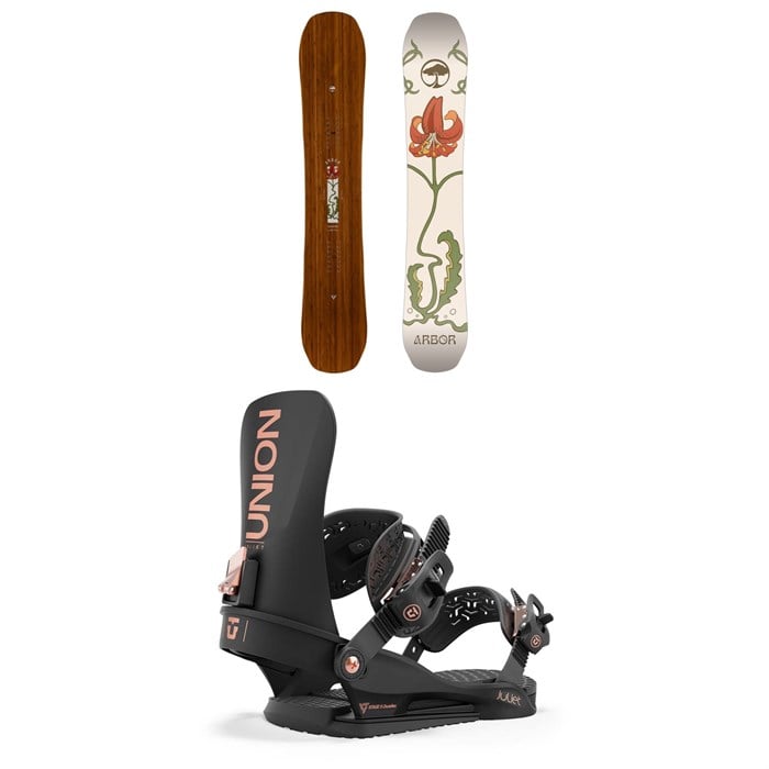 Arbor - Swoon Rocker Snowboard + Union Juliet Snowboard Bindings - Women's 2025