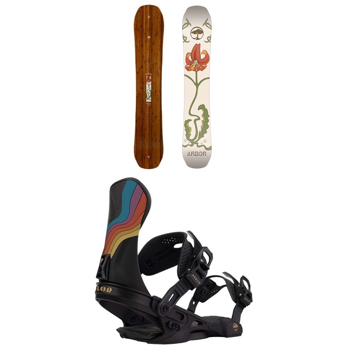 Arbor - Swoon Camber Snowboard + Sequoia Snowboard Bindings - Women's 2025