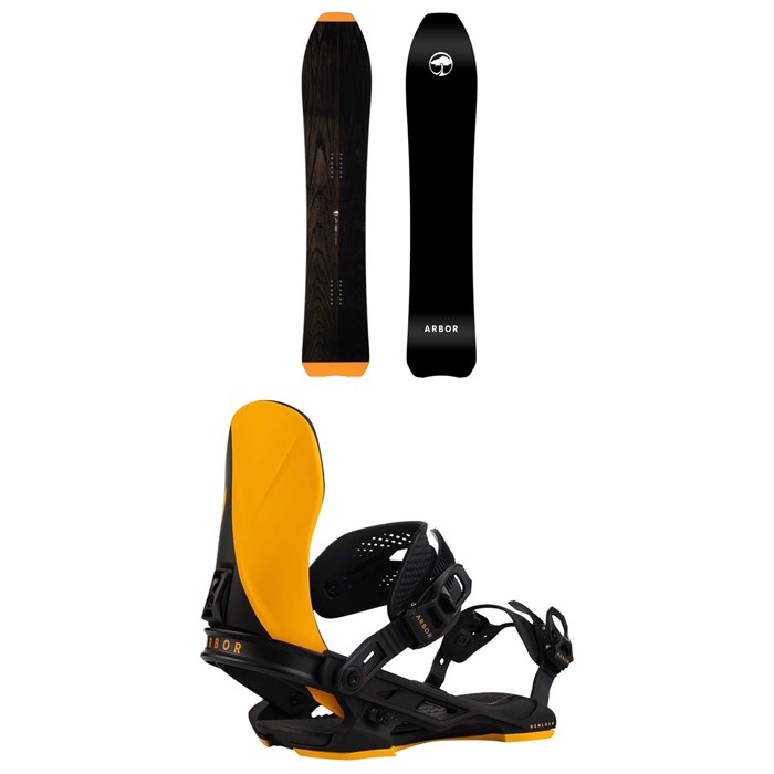 Arbor - Padre Snowboard + Hemlock Snowboard Bindings 2025