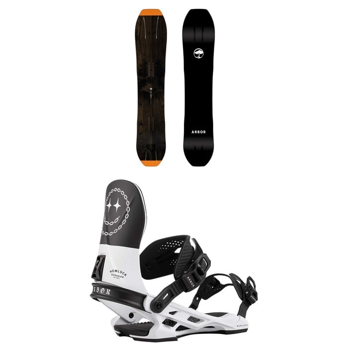 Arbor - Terra Pin Snowboard + Hemlock Snowboard Bindings 2025