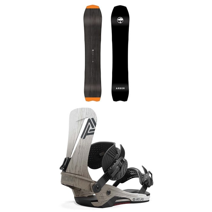 Arbor - GPS Snowboard + Union Atlas Snowboard Bindings 2025