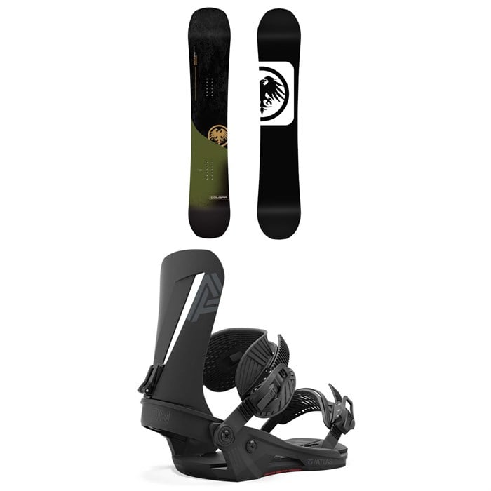 Never Summer - Cougar Snowboard + Union Atlas Snowboard Bindings 2025