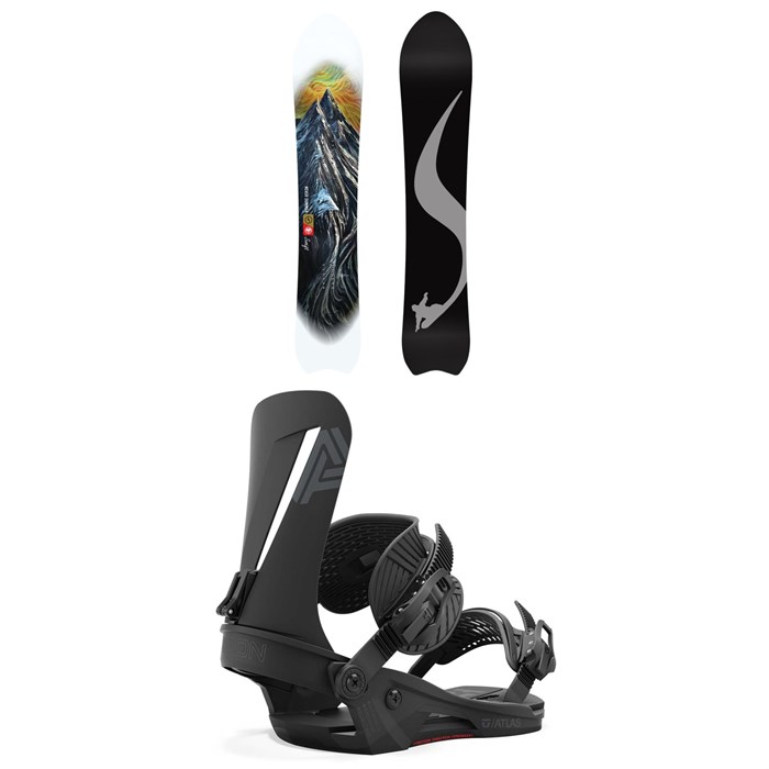 Never Summer - Swift Snowboard + Union Atlas Snowboard Bindings 2025