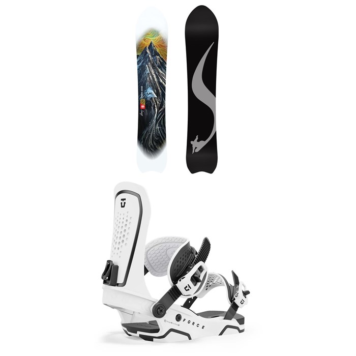 Never Summer - Swift Snowboard + Union Force Snowboard Bindings 2025