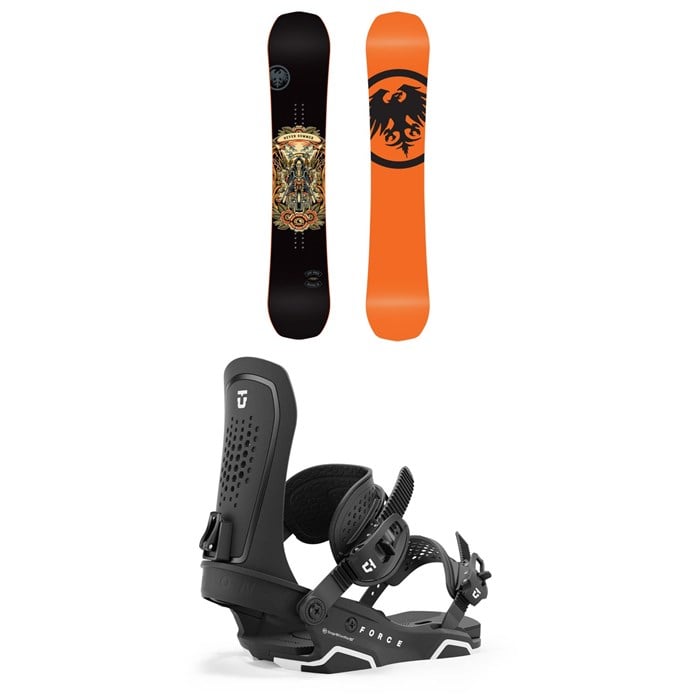 Never Summer - Easy Rider Snowboard + Union Force Snowboard Bindings 2025