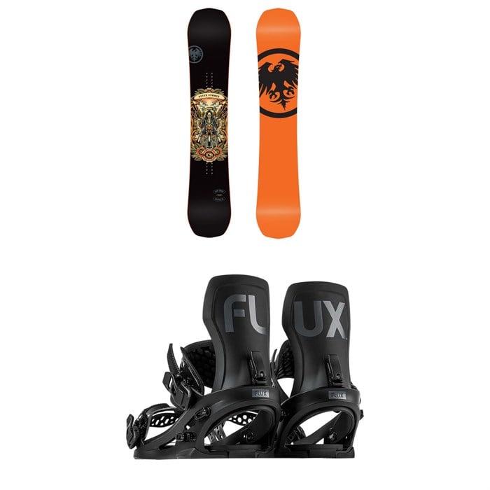 Never Summer - Easy Rider Snowboard + Flux XF Snowboard Bindings 2025