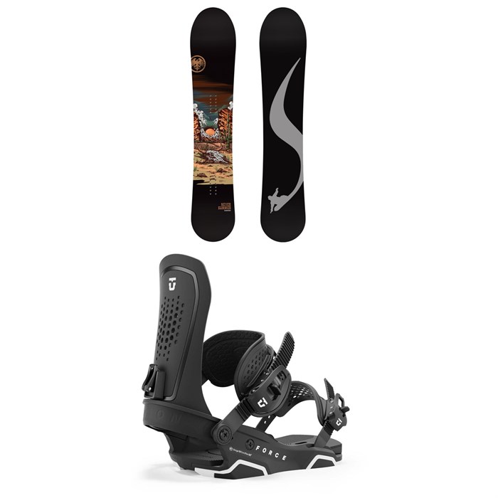 Never Summer - Harpoon Snowboard + Union Force Snowboard Bindings 2025