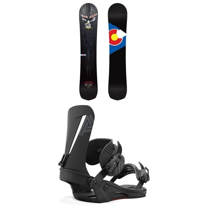 Never Summer - Shapeshifter Snowboard + Union Atlas Snowboard Bindings 2025