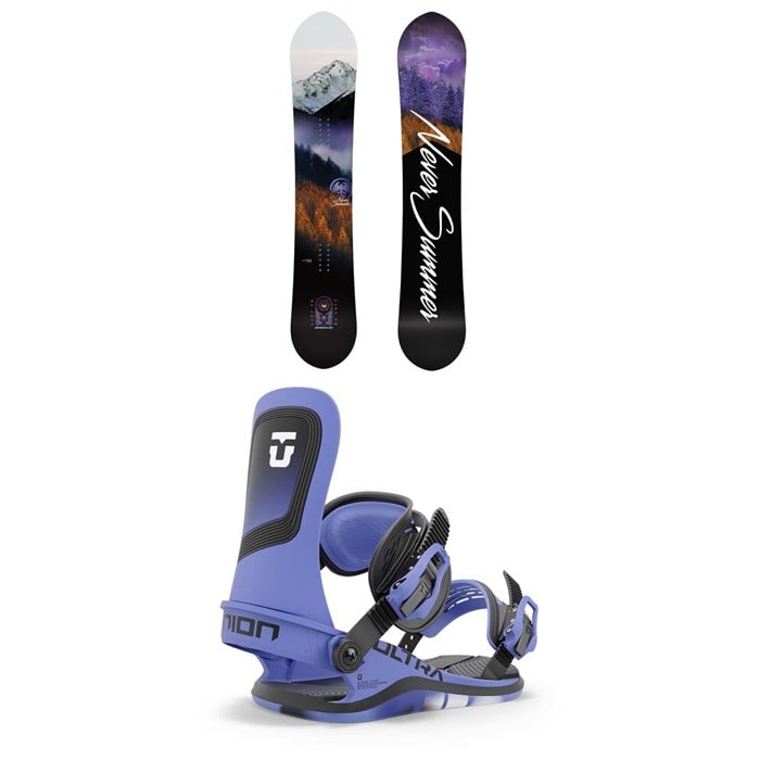 Never Summer - Lady FR Snowboard + Union Ultra Snowboard Bindings - Women's 2025